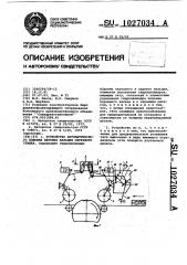 Устройство автоматического подъема верхних вальцев обрезного станка (патент 1027034)