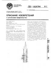 Устройство для измерения параметров трубкообразных органов (патент 1424794)