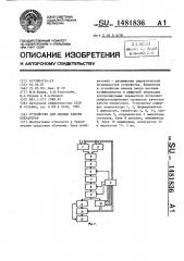 Устройство для оценки работы операторов (патент 1481836)