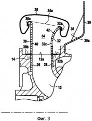 Шумоглушительное устройство для глушения шума в вертолетном газотурбинном двигателе и двигатель, снабженный этим устройством (патент 2457344)