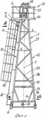 Оголовок башни башенного крана (патент 2350546)