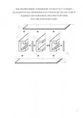 Высокопрочный стержневой элемент из стальных холодногнутых профилей для строительства на суше и ледяных образованиях арктической зоны российской федерации (патент 2617496)