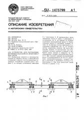 Устройство для распалубки бетонных изделий из многоместных форм (патент 1475799)