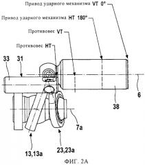 Ручная машина для рабочих инструментов ударного действия (патент 2518020)