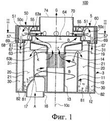 Циклонный сепаратор для пылесоса (варианты) (патент 2362475)