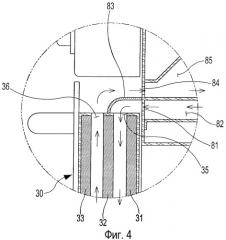 Печь(варианты), способ охлаждения дверцы печи, сборочный узел для регулирования воздуха и сборочный узел печи (патент 2313035)