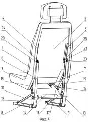 Энергопоглощающее кресло летательного аппарата (патент 2270138)
