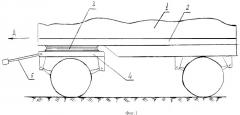 Автотракторный двухосный прицеп (патент 2493996)