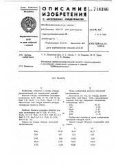 Глазурь (патент 718386)