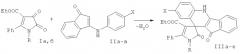 Этил 3',7-диоксо-5'-фенил-1,6-дигидро-1'h-спиро{индено[1,2-b]хинолин-6,3'-пиррол}-4'-карбоксилаты и способ их получения (патент 2453549)