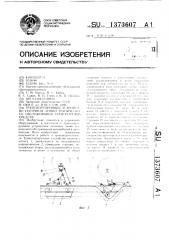 Транспортирующее устройство поточной линии технического обслуживания транспортных средств (патент 1373607)