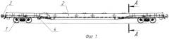 Железнодорожная длиннобазная платформа для крупнотоннажных контейнеров (патент 2475389)