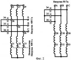 Статорная обмотка двухчастотного асинхронного генератора (патент 2249900)