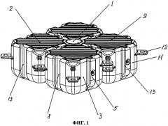 Плавучая платформа (патент 2504498)