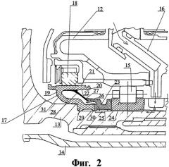 Подвижный уплотнительный элемент и способ управления радиальным зазором между подвижным уплотнительным элементом и углеродным уплотнением газотурбинного двигателя (патент 2493389)