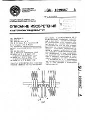 Устройство для очистки рядков свеклы от растительных остатков и измельчения их в междурядьях (патент 1029867)