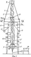 Устройство для изготовления стеклянных микрошариков (патент 2278078)