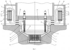 Реакторная установка с реактором на быстрых нейтронах и свинцовым теплоносителем (патент 2545098)