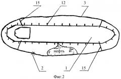 Боновое заграждение для локализации на водной поверхности разлившихся из судна-перевозчика нефти или нефтепродуктов и устройство для его размещения на судне-перевозчике (патент 2374389)