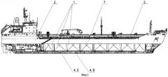 Танк судна для наливных грузов (варианты) (патент 2286912)