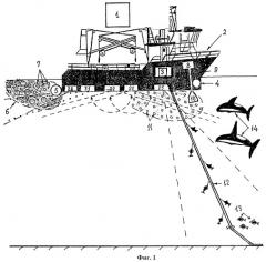 Способ управления поведением морских млекопитающих при промысле рыбы (патент 2276386)