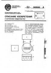 Электротермический атомизатор (патент 989940)