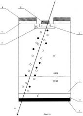 Интегральная би-моп ячейка детектора излучений (патент 2383968)
