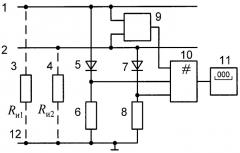 Устройство для контроля сопротивления изоляции электрической сети постоянного тока (патент 2390033)