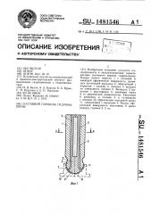 Составной поршень гидромашины (патент 1481546)