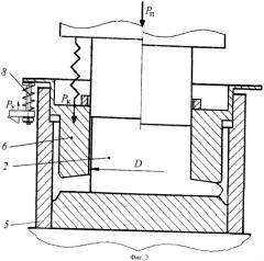 Штамп для концентричного углового прессования деталей типа стаканов или чаш (патент 2456113)