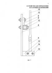 Устройство для определения остаточных напряжений (патент 2645843)