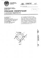Устройство для массажа (патент 1586707)