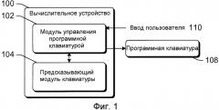 Динамическая программная клавиатура (патент 2504820)