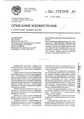 Пневмогидравлический аккумулятор (патент 1721315)