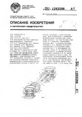 Стенд для динамических испытаний элементов подвижного состава,связанных с осью колесной пары (патент 1283586)