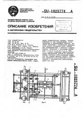 Устройство управления выправкой железнодорожного пути (патент 1025774)