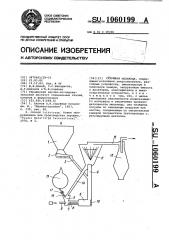 Струйная мельница (патент 1060199)
