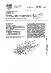 Устройство непрерывной обработки металлической ленты (патент 1807091)