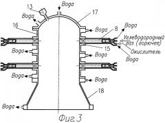 Устройство высокопроизводительного генератора синтез-газа модульного типа (патент 2266778)