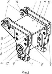 К-образная каретка гусеничного транспортного средства (патент 2490158)