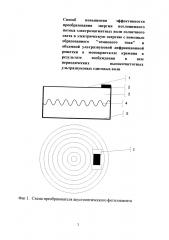 Способ повышения эффективности преобразования энергии поглощенного потока электромагнитных волн солнечного света в электрическую энергию с помощью образованного 