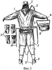 Снаряжение спасателя, действующего в условиях чрезвычайных ситуаций (патент 2537157)