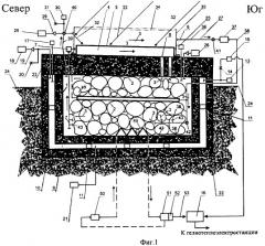 Гелиотеплопреобразователь с текучим теплоносителем для гелиотеплоэлектростанций (патент 2344353)