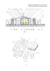 Защитно-маскировочное сооружение арктических боевых подразделений (патент 2641362)