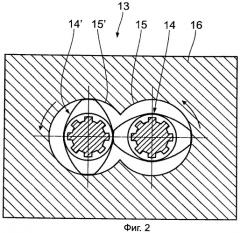Способ и устройство для производства полимерного гранулята (патент 2470780)