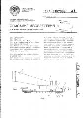 Устройство для захвата грузов в мягкой таре (патент 1382808)