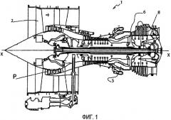 Газотурбинный двигатель с клапаном, соединяющим две полости (патент 2490475)