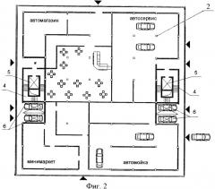 Многоуровневый паркинг многоцелевого назначения и фасадная стена для его возведения (патент 2396403)