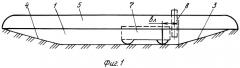 Стартовая позиция для самоходных пусковых установок для запуска ракеты под углами, близкими к вертикальному углу (патент 2425319)