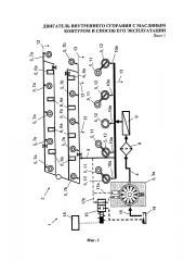 Двигатель внутреннего сгорания с масляным контуром и способ его эксплуатации (патент 2603946)